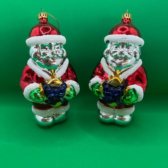 Vintage Box of 6 hanging Christmas Ornaments - Picture 3 of 5